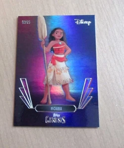 2025 Topps Disney GENESIS Purple MOANA #27 3/15 - Picture 1 of 2