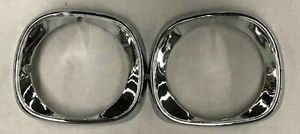 MITSUBISHI LA LB LANCER 1977 - 1979 HEADLIGHT HEADLAMP COVERS SURROUNDS PAIR 2PC - Picture 1 of 4