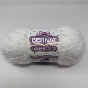 Bernat Baby Boucle Yarn "Soft White" Colour 00101 - Picture 1 of 4