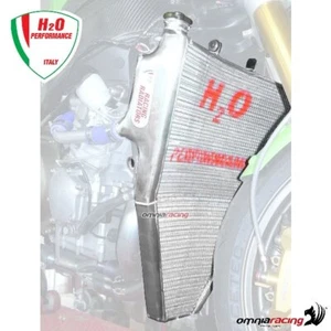 Radiatore acqua maggiorato H2O (Scarico originale) (Trofeo) Kawasaki ZX6R 05-06 - Imagen 1 de 5