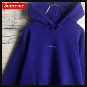 Supreme Digital Logo Hooded Sweatshirt Purple size M Used from Japan - Picture 1 of 10