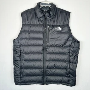 The North Face Mens XXL Black Puffer Vest Sleeveless Jacket 2XL Outdoors Camping - Picture 1 of 6