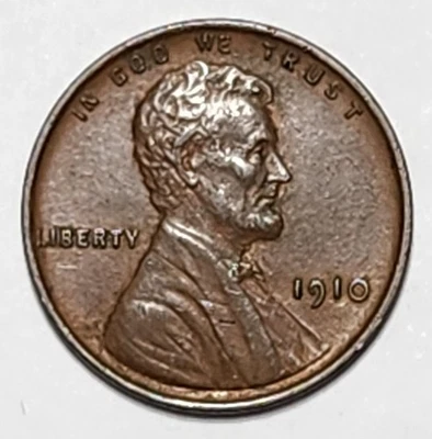 Nice higher grade 1910 Lincoln Cent Great looking - All Wheat Lines present! - Image 1 of 4