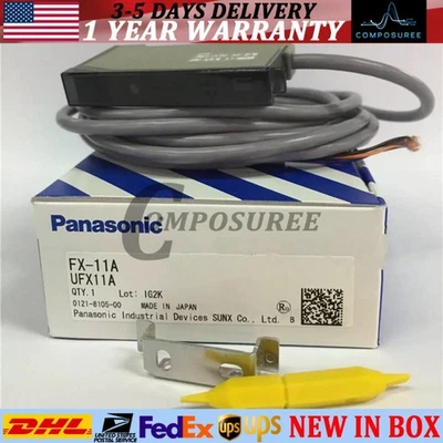 NEW PANASONIC SUNX FX-11A Fiber Optic Sensor - Image 1 of 4