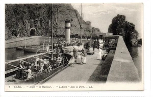 "ALERT" IN HARBOUR: Sark Channel Islands LL no.4 postcard (C92764) - Picture 1 of 1