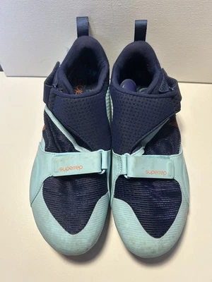 NIKE SuperRep Zapatos de Ciclismo Azul Naranja Talla 9 EE. UU. CW2191 484 SIN CAJA Bicicleta Bicicleta Foto 1 de 4