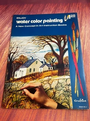 Enjoy Water Color Painting: A New Concept in Art Instruction Books, 1971 - Image 1 of 4