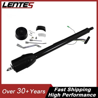 33" Steering Column Shift Tilt for GMC 60-72 Chevy C10 Truck Auto BLACK NO KEY - Image 1 of 4