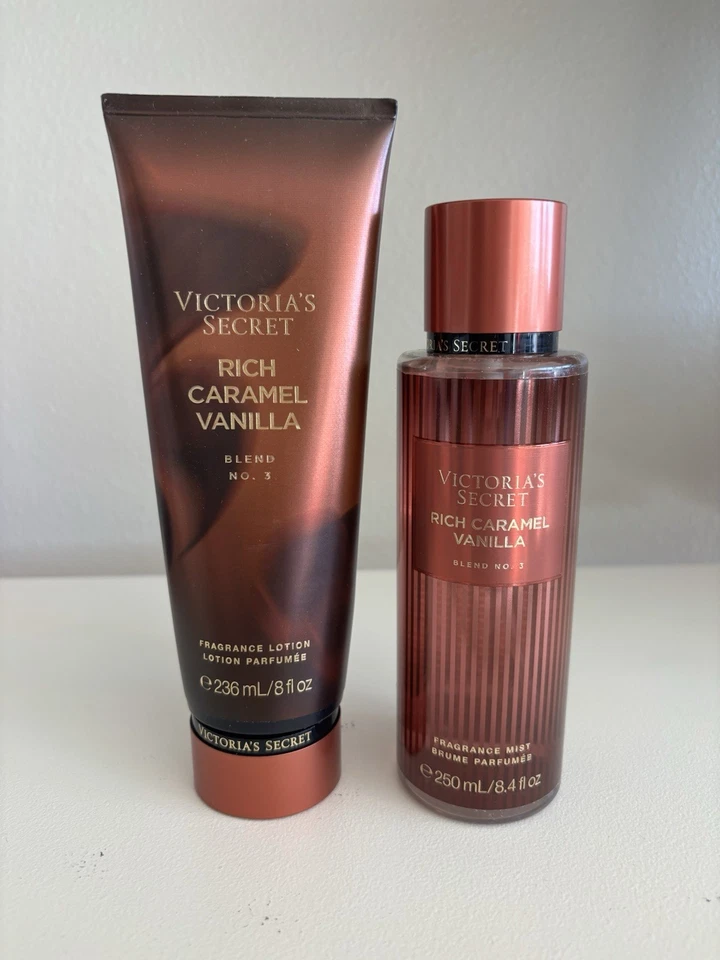 Victoria's Secret Rich Caramel Vainilla Mist & Lotion Set - Nuevo Foto 1 de 1