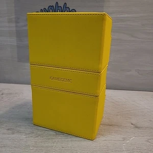 Gamegenic Stronghold XL Amarillo Juego de Cartas Estuche Soporte Usado MTG Commander - Imagen 1 de 8