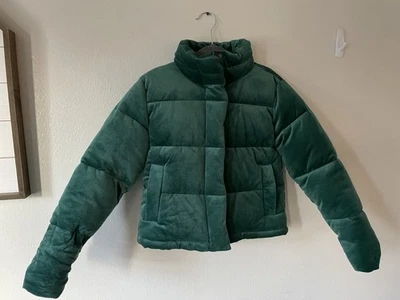 Abrigo Franki By Francesca’s Niños/Niñas Juvenil Talla 10 Verde Profundo Moda Navidad Foto 1 de 4