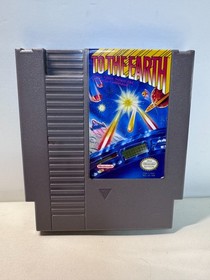 To the Earth (Nintendo NES, 1990) Authentic. Tested. With Sleeve.