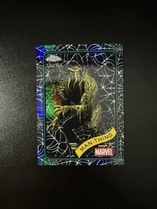 2025 Topps Chrome Marvel Man-Thing Spider Web /399 SP Parallel - Bild 1 von 2