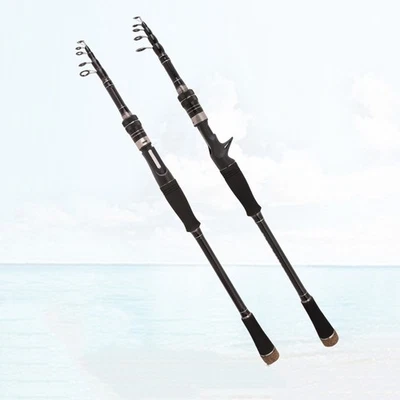 Fishing Rod Spinning Casting Rods Lure Carbon Fiber Ultra Light Fast Action Pole - Image 1 of 4