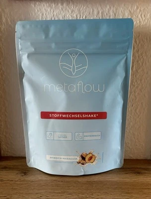 Metaflow Meta Flow Stoffwechselshake Pfirsich Maracuja 450g NEU