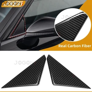 Carbon For Porsche 911 992 GT3 Targa Turbo Front A-Pillar Window Triangle Trims - Picture 1 of 14