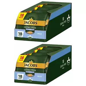 JACOBS Pads Crema Mild Senseo kompatibel 10 x 18 = 180 Kaffeepads helle Röstung - Bild 1 von 7