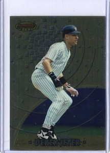 1997 Bowman's Best - DEREK JETER - Jumbo Box Topper #82 - NEW YORK YANKEES
