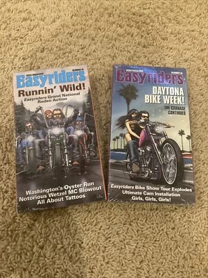 EASYRIDERS Video Magazine #35 & 36 Lot Bundle VHS - NEW!! Rare!! Foto 1 de 4
