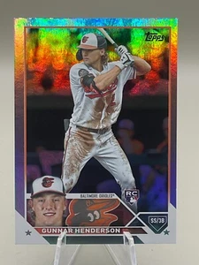 2023 Topps Series 1 - Gunnar Henderson #206 Rainbow Foil (RC) - Picture 1 of 6