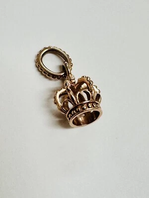 Authentic Retired Pandora Rose Gold Crown Charm ALE - Image 1 of 3