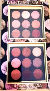 2 Pack Ellen Tracy Nudes & Rosy Nudes & Ultimate Nudes Eyeshadow Palettes 0.25oz - Picture 1 of 5