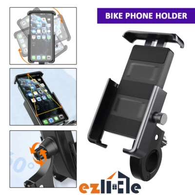 Stand Bicycle Bike Phone Holder Motorcycle For Mobile Phone GPS Handlebar Mount - image 1 of 4