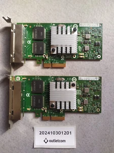 Adaptador de red Intel IBM Quad-Port PCI-E Gigabit Ethernet 49Y4242 LP - Bild 1 von 4
