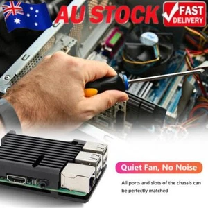 For Raspberry Pi 3 Model B B+ Aluminum Alloy Case Shell without Cooling Fan - Photo 1/12