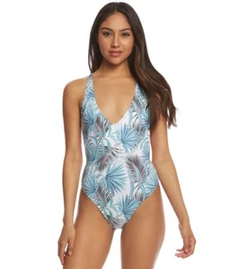 Rip Curl Swimwear Desert Palm One Piece Swimsuit Floral Size Medium M - GSIKK7 - Picture 1 of 1