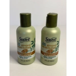 Suave Professionals Almond & Shea Moisturizing Shampoo 3 Oz Travel Size 2-Pack - Picture 1 of 2