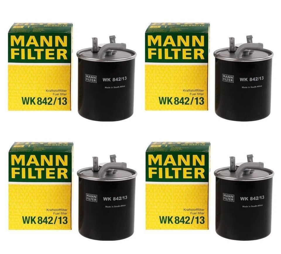 Juego de 4 filtros de combustible Mann WK84213 para Dodge Sprinter 2500 3500 2003-2006 2,7 L5 Foto 1 de 1