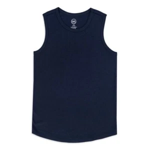 Wonder Nation Tank Top Boys Size L Navy Kid Tough Solid --K2-- - Picture 1 of 3