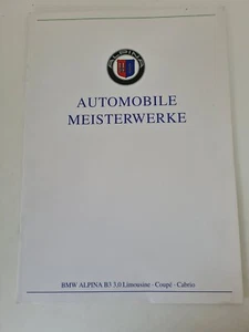 BMW ALPINA - Obras maestras del automóvil - B3 3,0 sedán - Coupé - descapotable (AU968) - Imagen 1 de 6