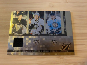 2010-11 Panini Zenith Mozaics Jersey Materials Tangradi Staal Malkin PITTSBURGH