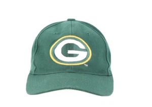 Vintage 90s Sports Specialties Green Bay Packers Football Snapback Hat Green - Picture 1 of 8