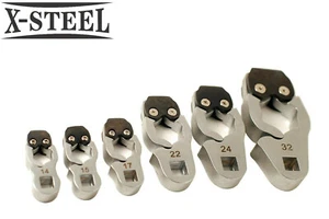 Patented Ratchet Action Flare Nut Brake Pipe Spanner Crowfoot Wrench 12/16pc Set - Picture 1 of 4