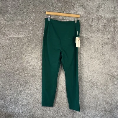 Free People x Hatch Never Better Maternity Leggings Womens XL Green Yoga Stretch - Image 1 of 4