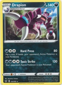 Drapion - 122/202 Pokemon » Sword and Shield Rare - Picture 1 of 1