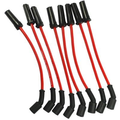 JDMSPEED HIGH PERFORMANCE SPARK PLUG WIRE SET FOR 1999-2013 GM GMC Pontiac - Image 1 of 4