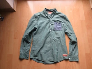 EDC BRAND HERREN Hemd LANGARM GR S Grün - Bild 1 von 12