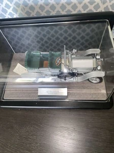 1907 Rolls Royce Silver Ghost Diecast 1:24 Franklin Mint w Display Case - Picture 1 of 5
