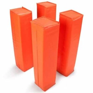 Set of 4 Orange Anchorless Football Pylons - Picture 1 of 1