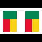 Benin Flag Bunting   3M 6M 9M Metre Length 10 20 30 Flags   Polyester