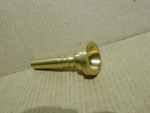 Jagdhorn - Mundstück, Gold - Messing, 7,0 x 2,5 cm. NEU - Bild 1 von 3