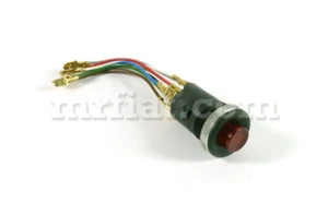 Fiat 124 Spider Round Hazard Light Switch 79-82 New - Foto 1 di 1