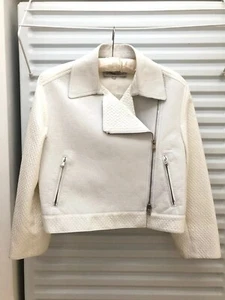 3.1 phillip lim Leather Bomber Jacket Woman - Picture 1 of 8
