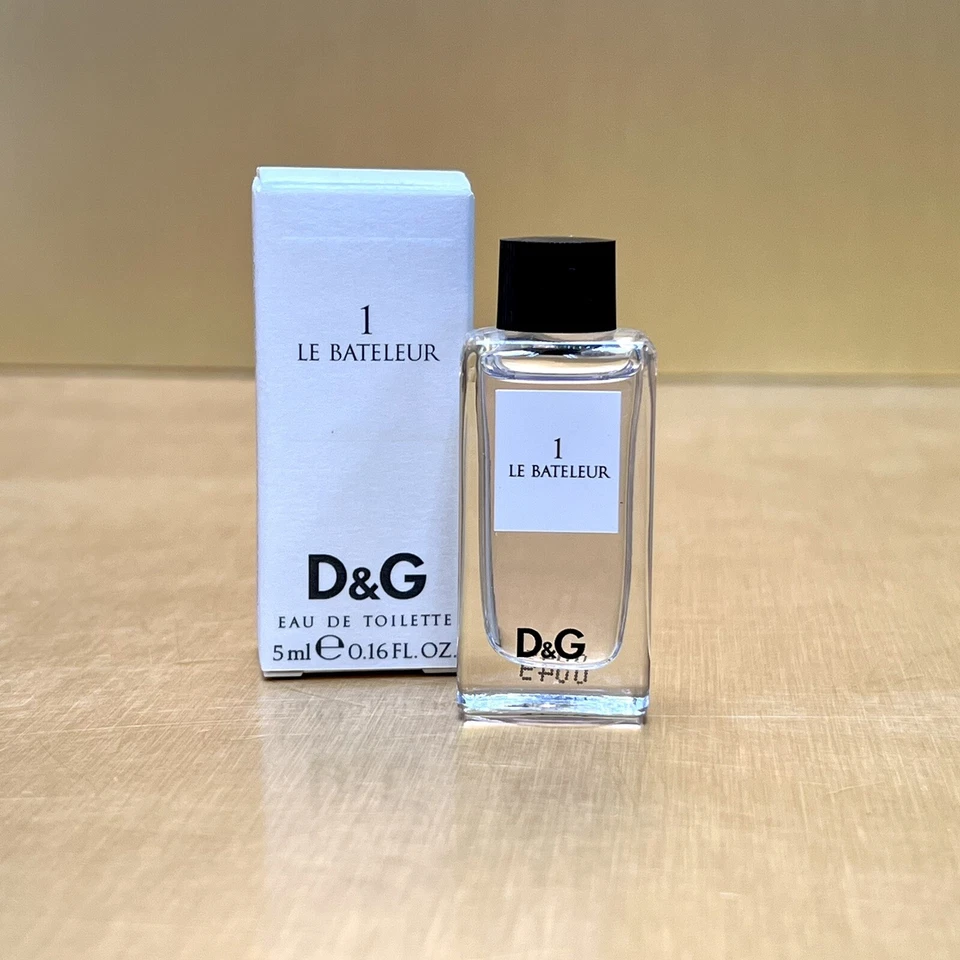D&G 1 LE BATELEUR por DOLCE & GABBANA 0,16 oz-5 ml EDT Splash MINI MUESTRA DE VIAJE (C71 Foto 1 de 1