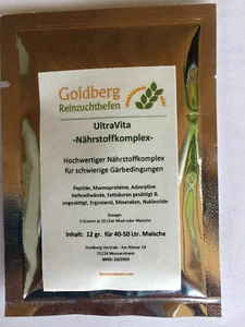 Goldberg UltraVita 12g  Hefenährstoffkomplex f 40-50 L Most oder Maische Gärsalz - Bild 1 von 1