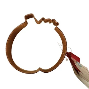 Tagliabiscotti vintage Wilton in rame massiccio zucca 5,5" nuovo con etichetta - Foto 1 di 4